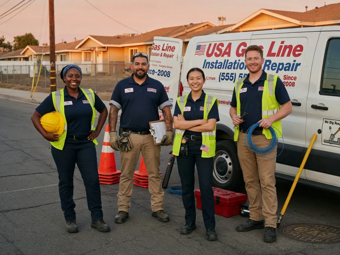 Gas Line Installation company in Vacherie, LA